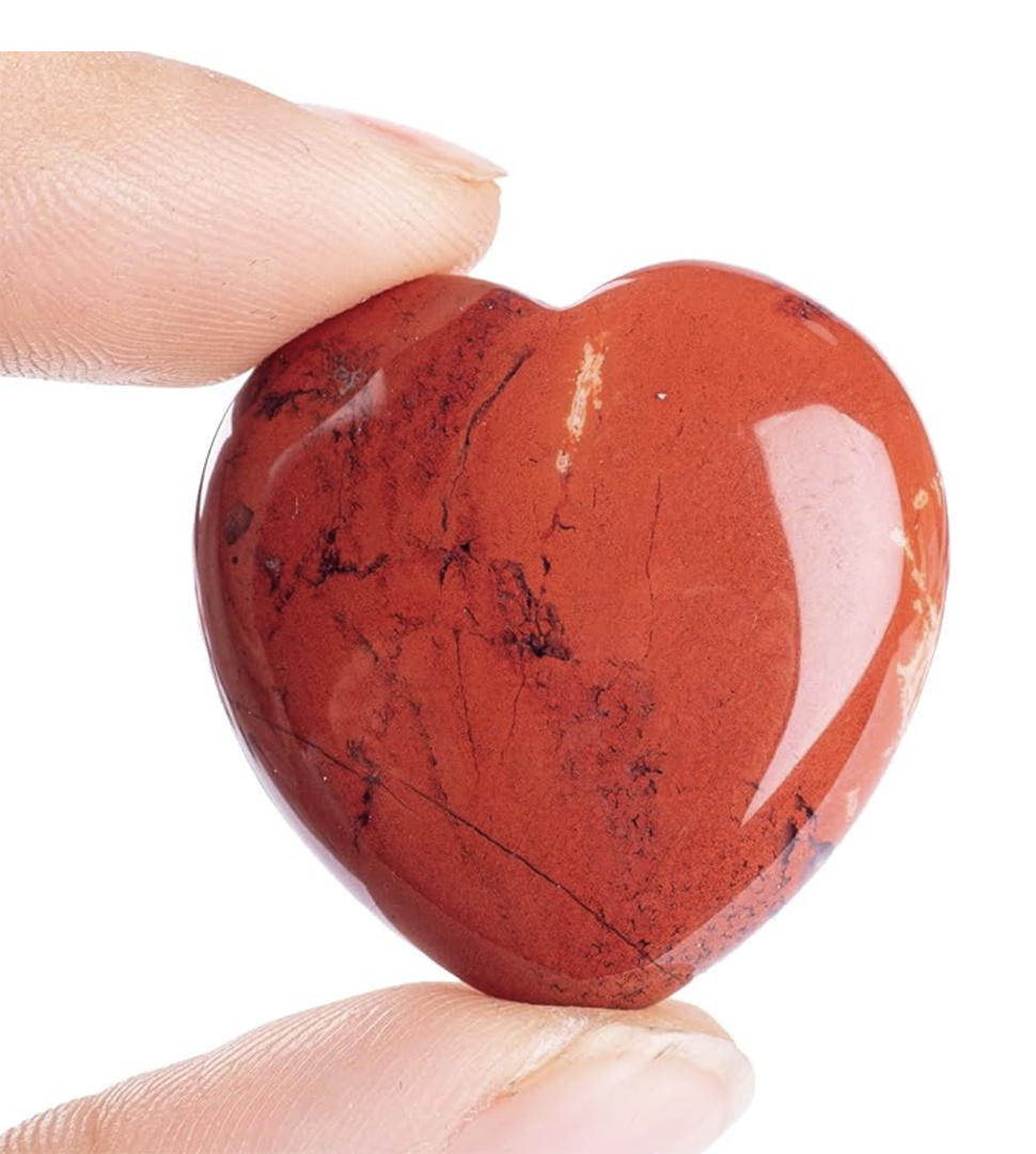 Rauður Jaspis - Red Jasper (2x2 cm)