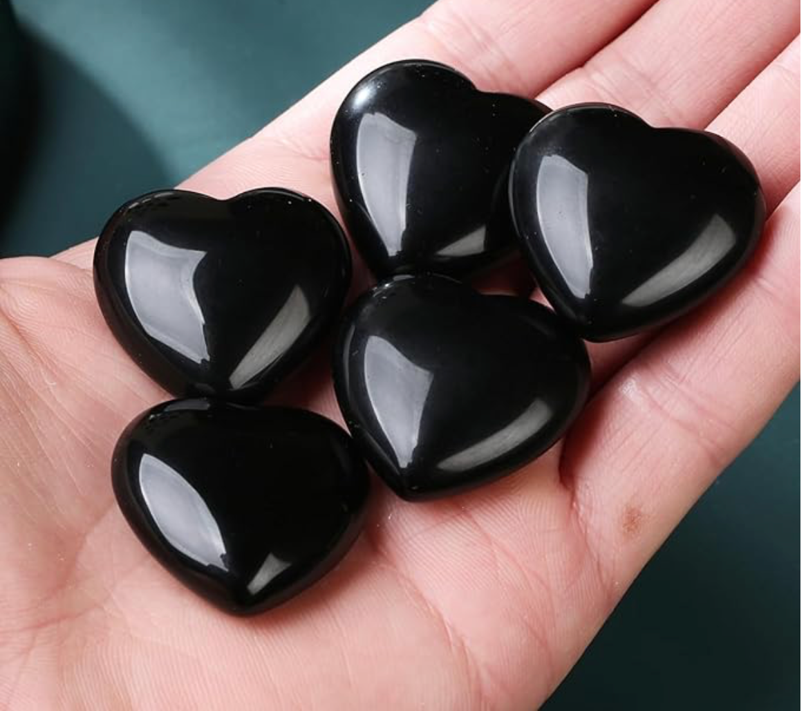 Hrafntinna - Black Obsidian (2x2 cm)